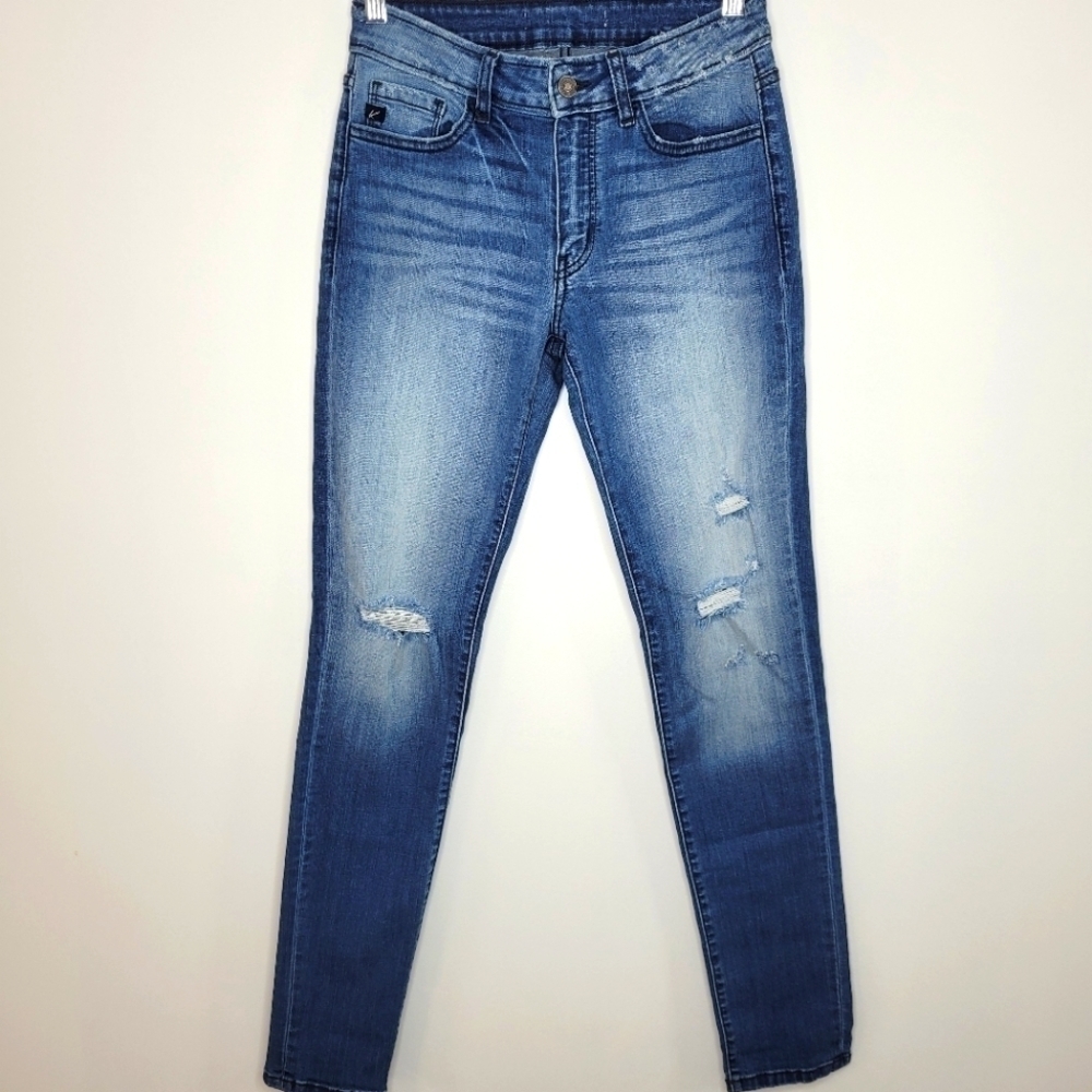 KanCan Skinny Jeans Distressed Sandblasted 24